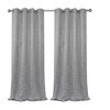 Kate Aurora 2 Pack Arbor Room Darkening Floral Grommet Top Window Curtain Panels - 2 of 4
