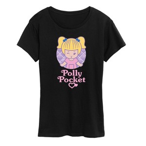 Women's - Polly Pocket - Doll Circle with Logo Short Sleeve Graphic T-Shirt - 1 of 4