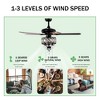 Gulches 52'' Crystal Shade Ceiling Fan Lamp - 4 of 4