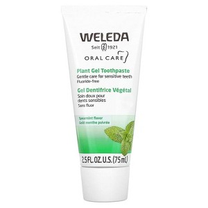 Weleda, Oral Care, Plant Gel Toothpaste, Fluoride Free, Spearmint, 2.5 fl oz - 1 of 3
