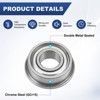 Unique Bargains Durable Chrome Steel Flanged Ball Bearing 4 5mm x 11mm x 4mm - 2 of 4