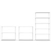 Dolonm 2 Pack 3-Tier Heavy Duty Wire Shelving Unit, 1050lbs Capacity, Adjustable Height, Chrome Finish, No Tools Assembly, 48"L x 18"W x 47.2"H - 4 of 4