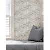NuWallpaper Gray Farrow Peel and Stick Wallpaper: Removable Abstract PVC for Kitchen & Kids, 30.75 Sq Ft Coverage - 3 of 4