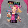 JoJo Siwa Just Have Fun!  - Athletic Heather/Fuchsia - 3T - 2 of 3