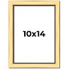 PosterPalooza | Photo Size Simple Gold Picture Frame - UV Acrylic, Foam Board Backing, Hanging Hardware - 2 of 4