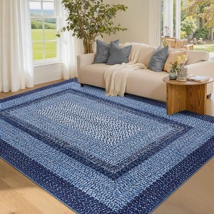 Hallway Runner  Rug Washable Soft Carpet - Non Slip Modern Floor Runner for Bedroom, Kitchen, Living Room - 1 of 4