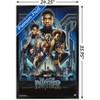 Trends International Marvel Cinematic Universe - Black Panther - Group One Sheet Framed Wall Poster Prints - 3 of 4