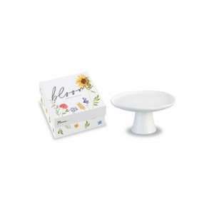 5" Porcelain Dessert Stand White - Rosanna - 1 of 4