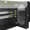 Modern Accent Sideboard Cabinet with Acrylic Doors, Freestanding Storage Cupboard Console Table for Kitchen Dining Living Room Hallway Office - 2 of 4