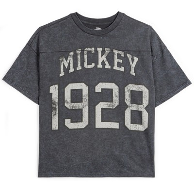 Disney Mickey Mouse French Terry Drop Shoulder T-Shirt