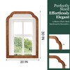 GDFStudio Orvina French Country Rounded Corner Decorative Mirror - 3 of 4