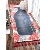 Nuloom Thomas Paul Flatweave Cotton Whale Kitchen Runner Indoor Area Rug - Hallway, Entryway, 2' 6" x 6', Multi - 2 of 4