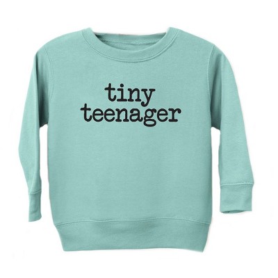 The Juniper Shop Tiny Teenager Typewriter Toddler Graphic Sweatshirt