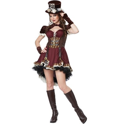 Costume Carnevale Donna Steampunk Girl PS 28639