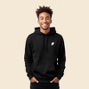 Dalix Embroidered Ghost Hoodie Soft Fleece Hood Sweatshirt Mens - 3 of 4