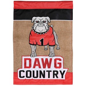 Dicksons Magnolia Garden Outdoor Flag Decoration For Garden, Yard, Or Walkway Large 29 x 42, Weather Resistant Polyester, Bulldog Dawg Country - 1 of 1