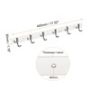 Unique Bargains 304 Stainless Steel Polished Wall Mounted Durable Coat Hooks 2 Pcs - 2 of 3