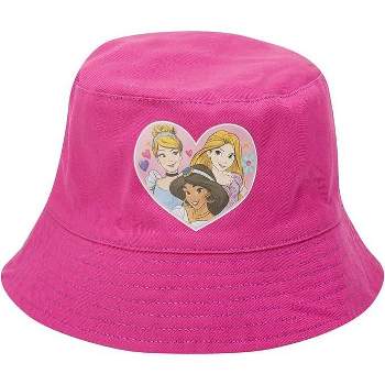Disney Girls’ Princess Bucket Hat – Reversible Sun Hat (Age 3-6)