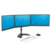 Mount-It! Triple Monitor Stand - Freestanding Computer Desk Mount Fits Up to 32 Inch Monitors, VESA 75 & 100 Compatible - 3 of 4