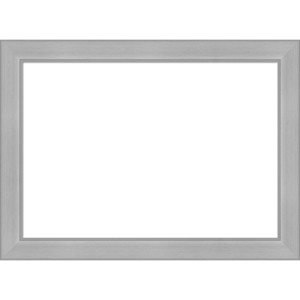 Amanti Art Vista Brushed Nickel Narrow Framed Magnetic Dry Erase Board - 1 of 4