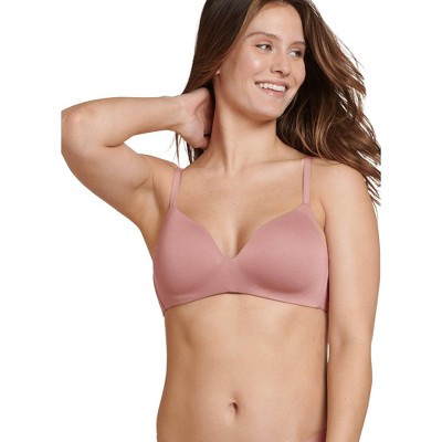 Jockey Women's Smooth & Sleek Supersoft Demi Coverage Wirefree T- 36B Earth  Rose
