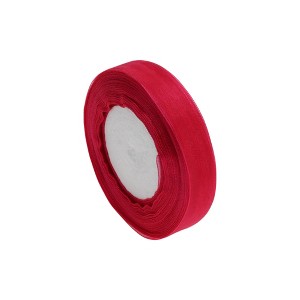 Unique Bargains Ribbon Sheer Organza & Satin Blend Polyester 1771.65"x0.79" 1 Pc - 1 of 4