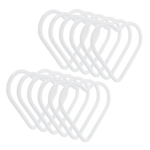 Unique Bargains Metal DIY Macrame Supplies Heart Shape Dream Catcher Rings - 1 of 4