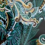 frost teal paisley