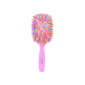 Rainbow volume S paddle brush (Black)-5 colors - 1 of 4