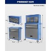 Tool Chest With 8 Drawers, Detachable Rolling Tool Box, Universal Lockable Wheels, Detachable Organizer Tool Box for Workshop Mechanics Garage - 4 of 4