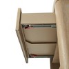 Gulches Two Drawer Nightstand with Rope Fronts, USB Charging Port, Soft Close & Felt/Cedar Lined Drawers - 4 of 4