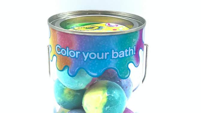 Crayola Color Your Bath Bucket Bath Bomb - 11.29oz/8ct, 2 of 6, play video