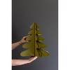 Kalalou Set of Five Paper Accordion Christmas Trees – One Each Style - 3 of 3