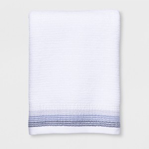 Strie Stripe Bath Towel White - Project 62 , Blue