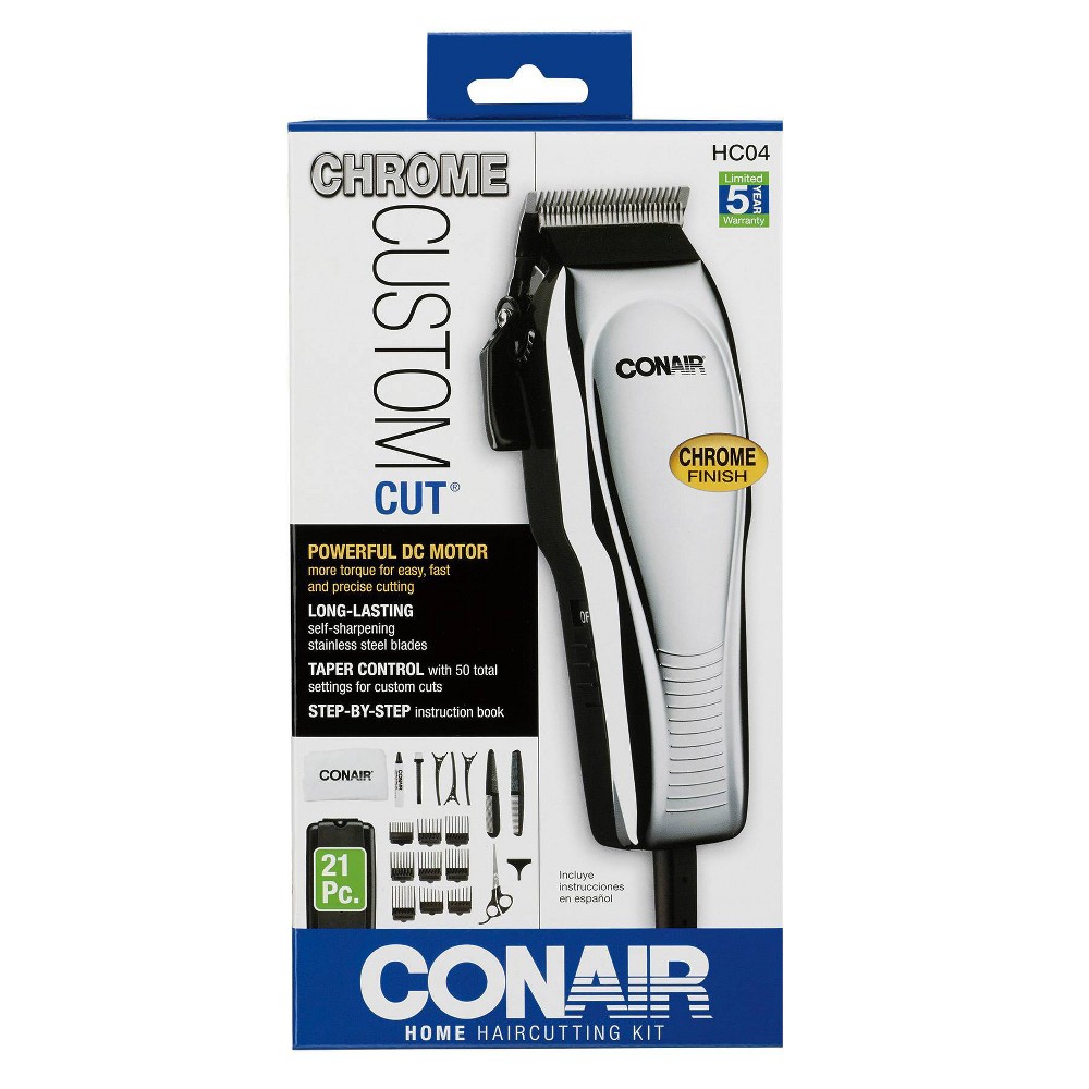 UPC 074108153036 product image for Conair Custom Chrome Haircut Kit - 21pc | upcitemdb.com