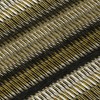 Brown Ivory And Black Striped Washable Indoor Outdoor Area Rug - 4 of 4