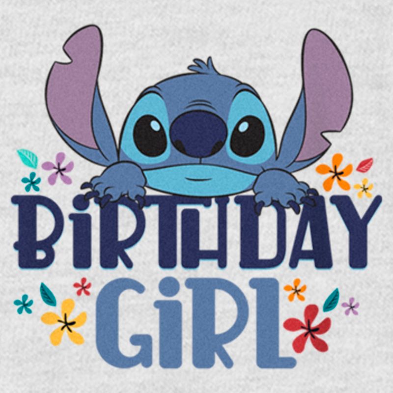 Women's Lilo & Stitch Birthday Girl Stitch Racerback Tank Top, 2 of 5