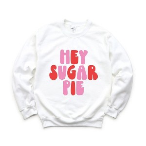 Simply Sage Market Women's Graphic Sweatshirt Hey Sugar Pie Bold - 1 of 4