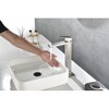 Modern Single-Handle Vanity Faucet with Waterfall Spout for Elegant Bathrooms - 3 of 4
