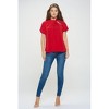WEST K Women's Camilla Flutter Sleeve Woven Top With Neck Cutouts - 4 of 4