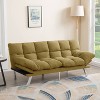 Sapphtopaz Futon Couch Sofa - Convertible Sofa Bed with Comfortable Upholstery, Space-Saving Furniture for Living Room, Bedroom & Small Spaces - 3 of 4