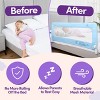 ComfyBumpy Toddler Bed Rails for Baby and Kids  Bed Rail Guard Twin, Full, King and Queen Beds - Adjustable - 4 of 4