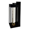 CWI Lighting Rochester LED Integrated Black Outdoor Wall Light - 2 of 4