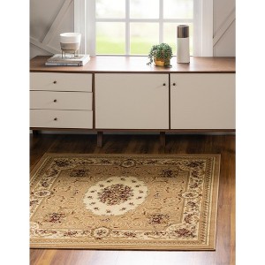 Unique Loom    Versailles Phillipe Area Rug - 1 of 4