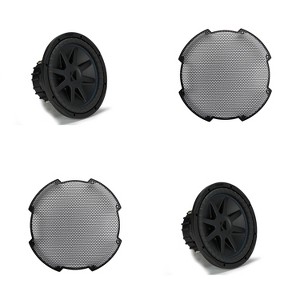 Kicker (2) 44CVX122 COMPVX 12" Subwoofer Dual Voice Coil 2-Ohm, & 52GR12 Grill Bundle - 1 of 4