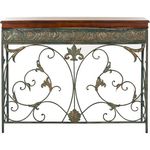 Cynthia Console Table - Brown - Safavieh - image 1 of 4