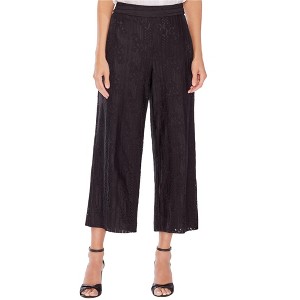 Vince Camuto Womens Lace Cropped Casual Wide Leg Pants - 1 of 1