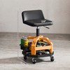 Rolling Creeper Garage Stool, 300 LBS Capacity Mechanic Stool with 360¡« Wheels, Tool Tray, Adjustable Height - 3 of 4