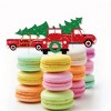 Big Dot of Happiness Merry Little Christmas Tree - Shaped Red Truck and Car Christmas Party Cut-Outs - 24 Count - 3 of 4