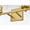 Elegant Lighting Juelz 2 light Chrome and Clear Bath Sconce - 3 of 4